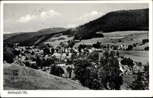 Ak Wallenfels in Oberfranken, Totalansicht