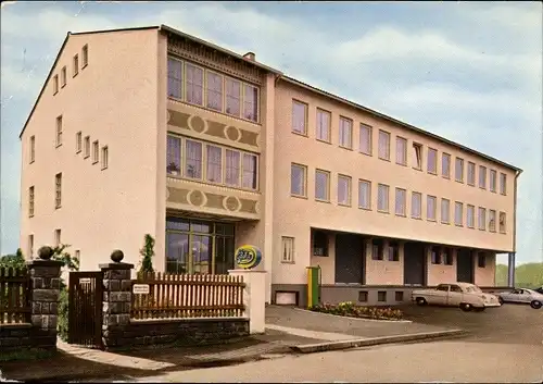 Ak Helmbrechts in Oberfranken, Edeka-Haus erbaut 1955