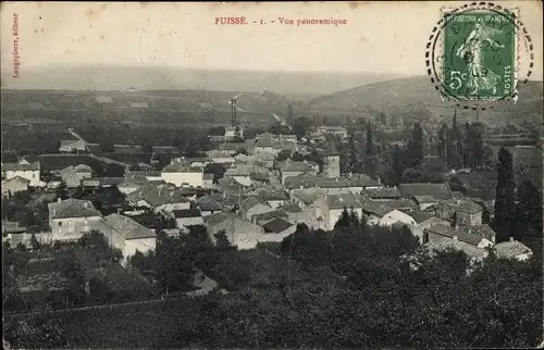 Ak Fuissé Saône et Loire, Vue panoramique