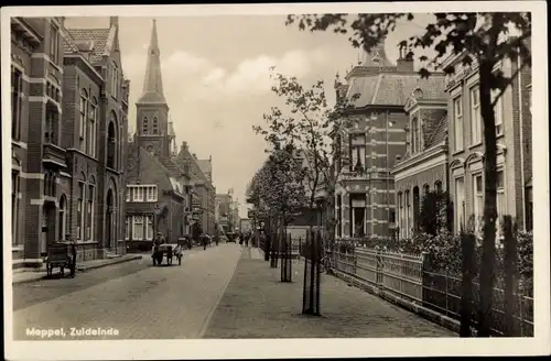 Ak Meppel Drenthe Niederlande, Zuideinde