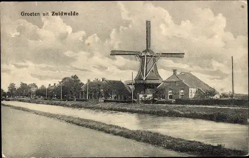 Ak Zuidwolde Drenthe, Windmühle