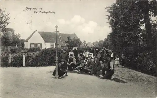 Ak Oostvoorne aan Zee Südholland, Ein Sonntagnachmittag