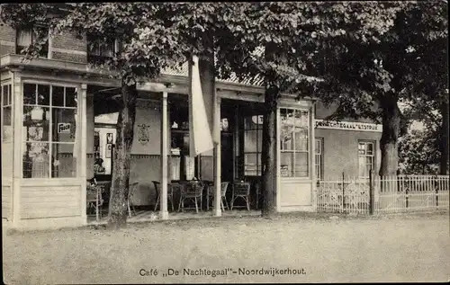 Ak Noordwijkerhout Noordwijk Südholland, Café De Nachtegaal