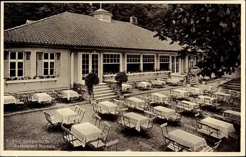 Ak Bad Salzdetfurth in Niedersachsen, Restaurant Kursaal