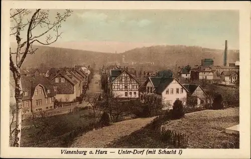 Ak Vienenburg Goslar am Harz, Unter-Dorf, Schacht I, Kalibergwerk