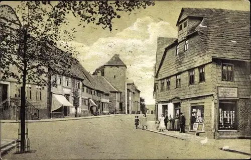 Ak Stadtoldendorf in Niedersachsen, Marktstraße, Geschäft