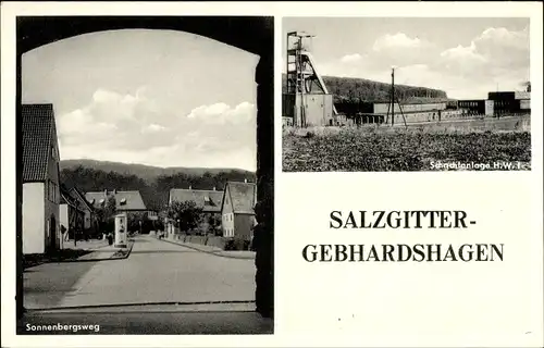 Ak Gebhardshagen Salzgitter in Niedersachsen, Schatanlage, Sonnenbergsweg