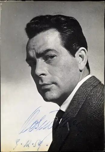 Ak Schauspieler Adrian Hoven, Autogramm, Portrait