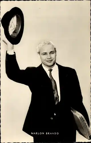 Ak Schauspieler Marlon Brando, Portrait