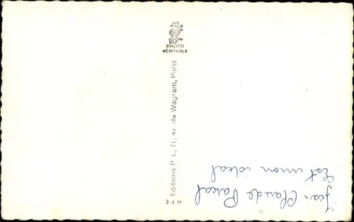 Ak Schauspieler Jean-Claude Pascal, Portrait