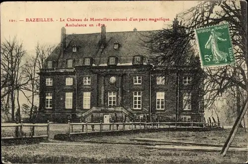 Ak Bazeilles Ardennes, Schloss Montvillers