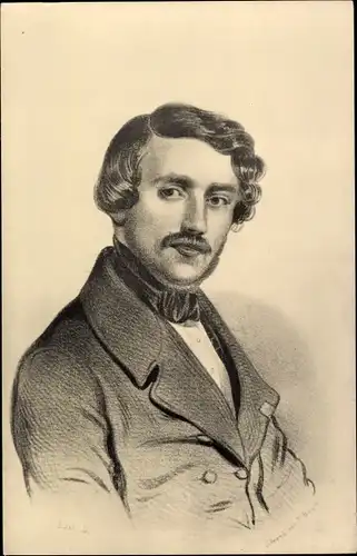 Ak Komponist Gaetano Donizetti, Portrait