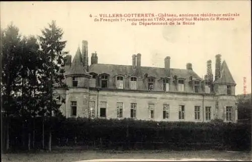 Ak Villers-Cotterêts Aisne, Schloss