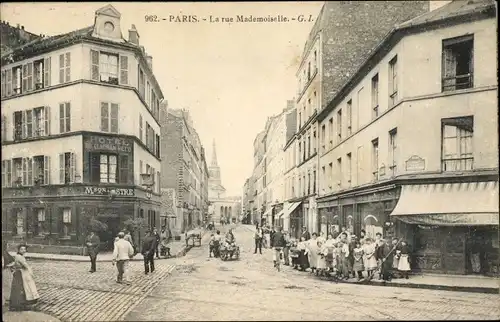 Ak Paris XV, Rue Mademoiselle, Hotel du cadran bleu