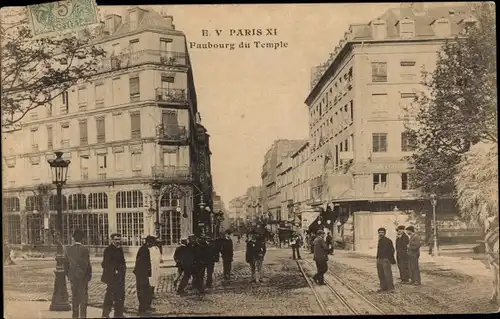 Ak Paris XI, Faubourg du Temple
