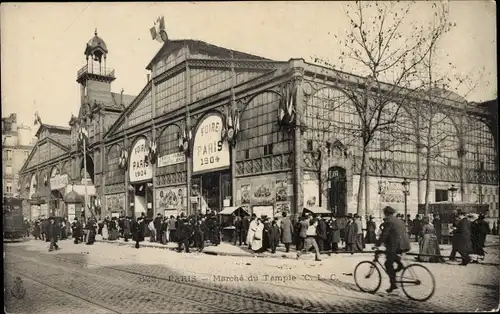 Ak Paris III Temple, Markthalle