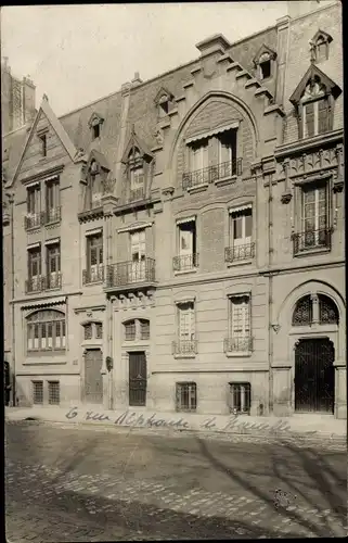 Foto Ak Paris XVII, 6 Rue Alphonse de Neuville