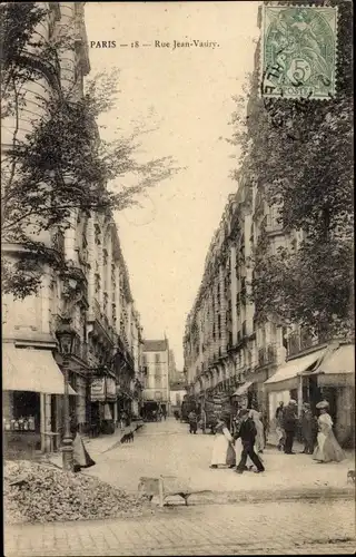 Ak Paris XIV, Rue Jean Vaury