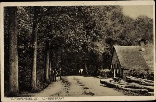 Ak Scherpenzeel Gelderland, Achterstraat