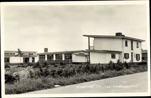 Ak Wapenveld Gelderland, Landwirtschaftsschule