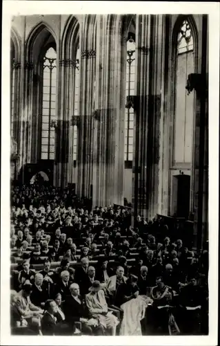 Ak Niederländisches Königshaus, Taufe Prinzessin Marijke, Domkirche Utrecht, 1947