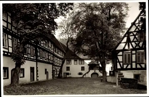 Ak Michelstadt im Odenwald, Hof der Kellerei