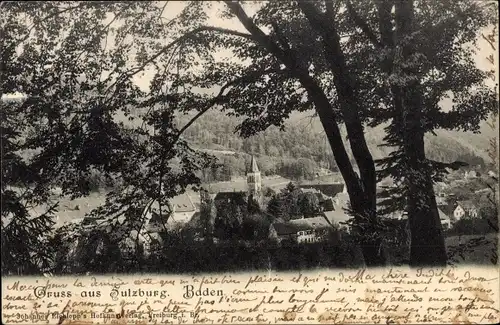 Ak Sulzburg im Markgräflerland Baden Schwarzwald, Ortsansicht