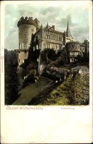 Ak Bad Wilhelmshöhe Kassel in Hessen, Löwenburg
