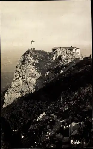 Foto Ak Bergen im Chiemgau in Oberbayern, Hochfelln, Hochfellnhaus