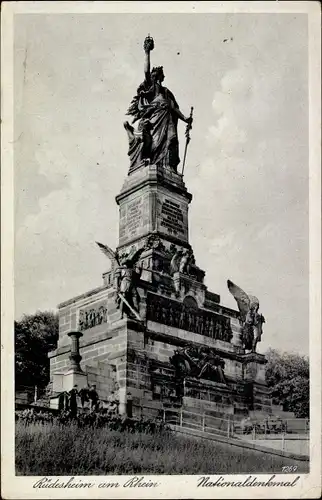 Ak Rüdesheim am Rhein, Niederwald Nationaldenkmal