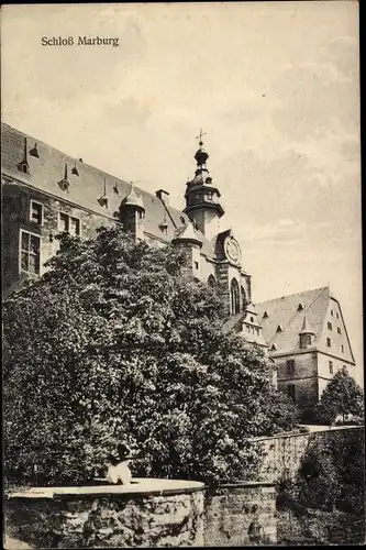 Ak Marburg an der Lahn, Schloss