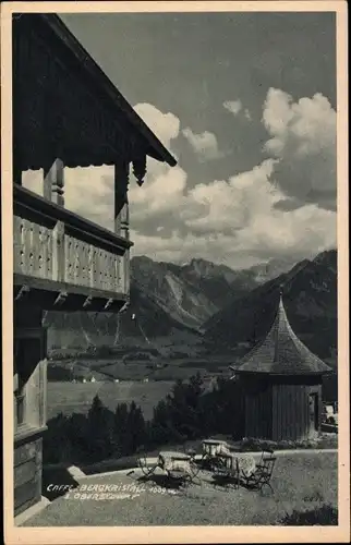 Ak Oberstdorf im Oberallgäu, Kaffee Bergkristall