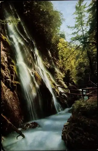 Ak Berchtesgaden in Oberbayern, Wimbachklamm