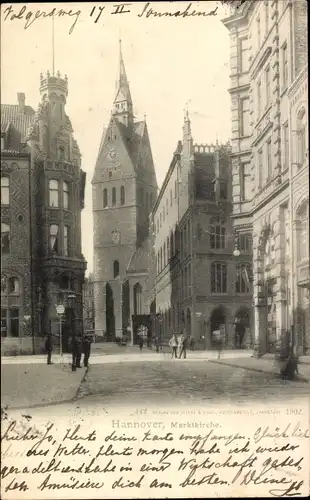 Ak Hannover in Niedersachsen, Marktkirche