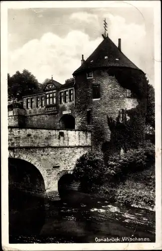 Ak Osnabrück in Niedersachsen, Vitischanze, Brücke