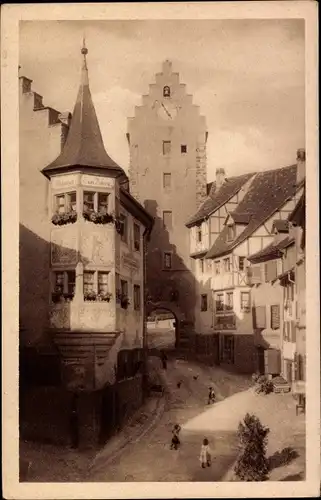Ak Meersburg am Bodensee, oberes Tor