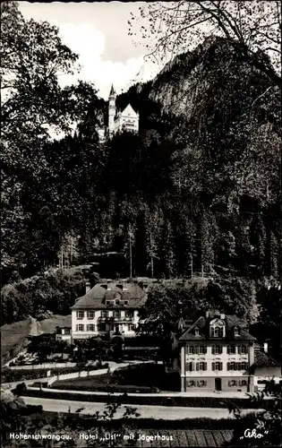 Ak Hohenschwangau Schwangau im Ostallgäu, Hotel Lisl, Jägerhaus