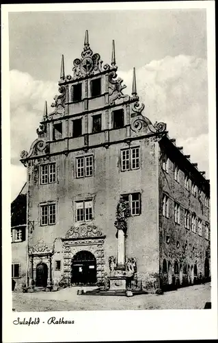 Ak Sulzfeld am Main im Kreis Kitzingen, Rathaus