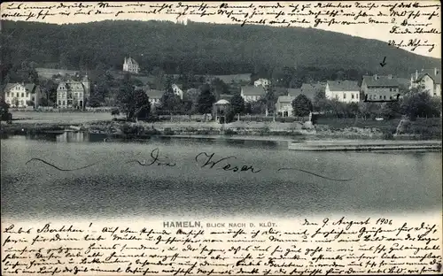 Ak Hameln an der Weser Niedersachsen, Klüt