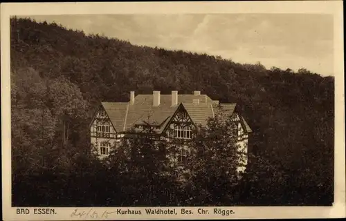 Ak Bad Essen in Niedersachsen, Kurhaus Waldhotel
