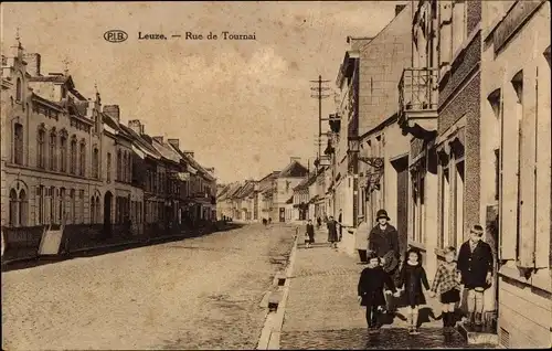 Ak Leuze Wallonie Hennegau, Rue de Tournai