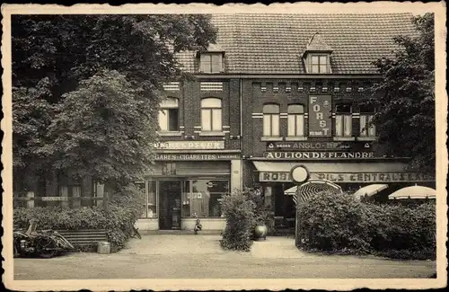 Ak Ploegsteert Wallonien Hennegau, Café