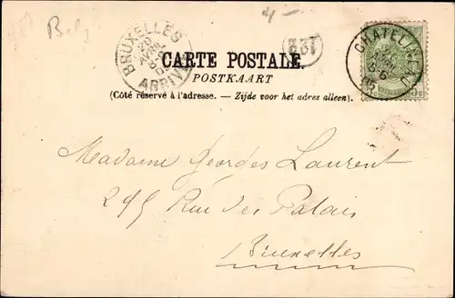 Ak Châtelet Wallonien Hennegau, Marché