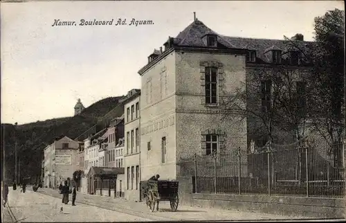 Ak Namur Wallonie, Boulevard Ad. Aquam.