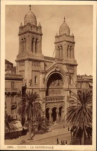 Ak Tunis Tunesien, Kathedrale