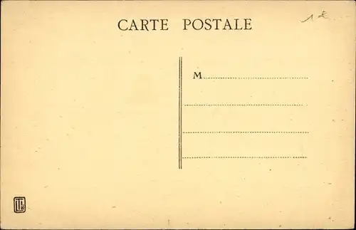 Ak Tunis Tunesien, Blick durch den Torbogen auf die Stadt