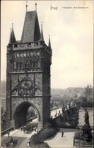 Ak Praha Prag Tschechien, Altstädter Brückenturm