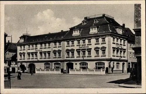 Ak Bad Langensalza in Thüringen, Hotel zum Schwan