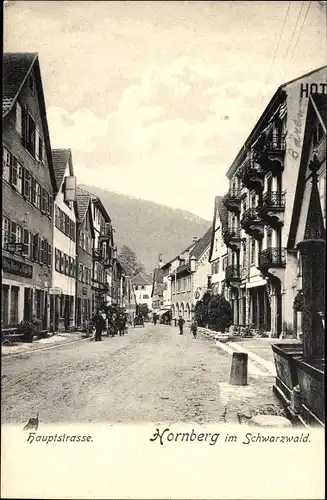 Ak Hornberg im Schwarzwald, Hauptstraße, Hotel Bären