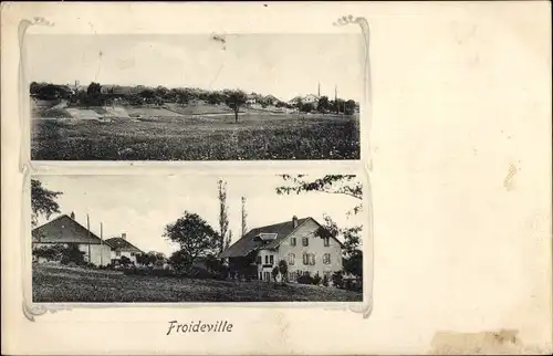Ak Froideville Kanton Waadt, Totalansicht